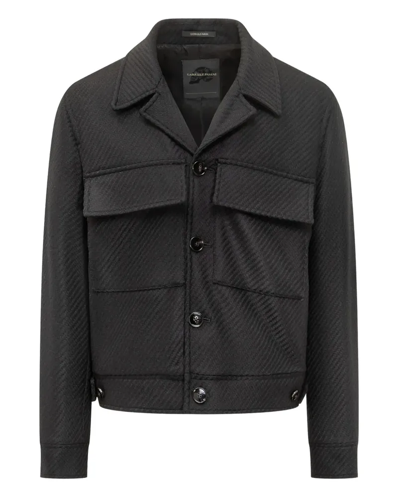 Gabriele Pasini flap-pocket jacket - Schwarz Schwarz