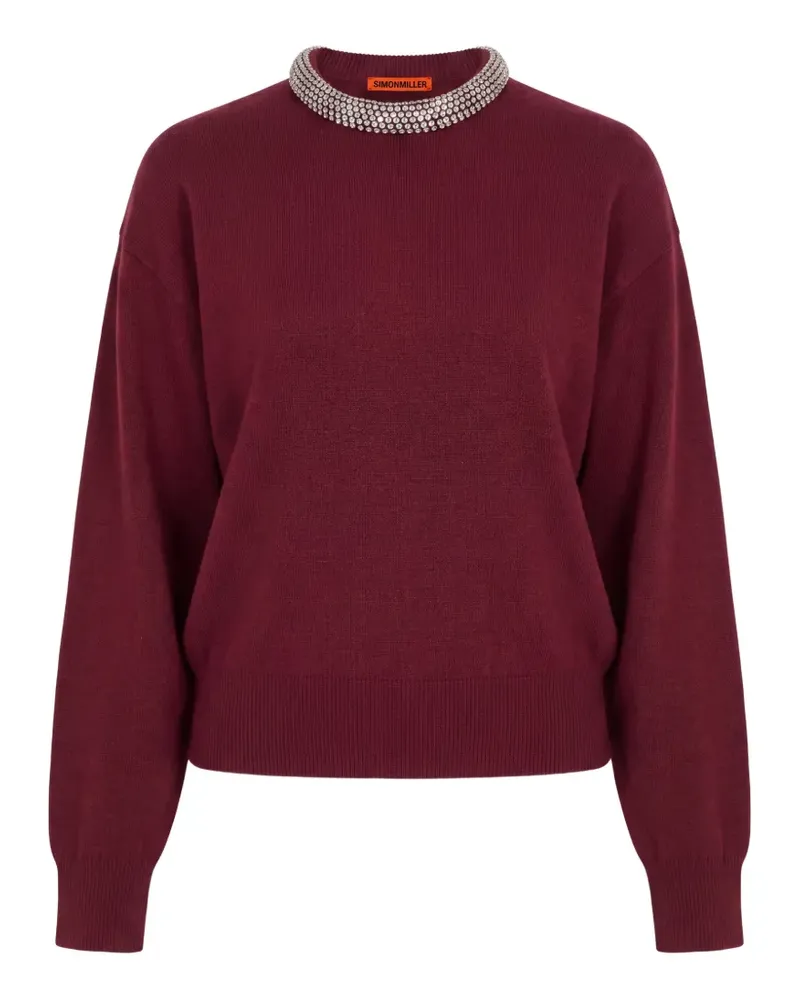 Simon Miller Verzierter Lillian Pullover - Rot Rot