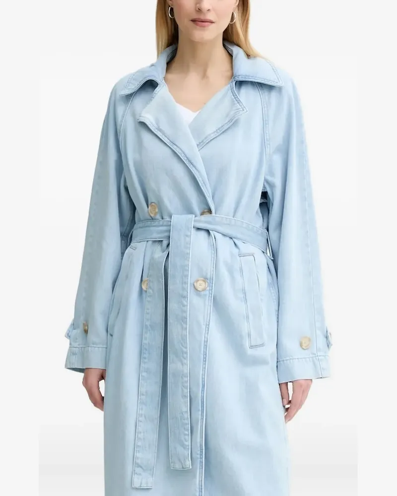 Marc O'Polo Doppelreihiger Trenchcoat - Blau Blau