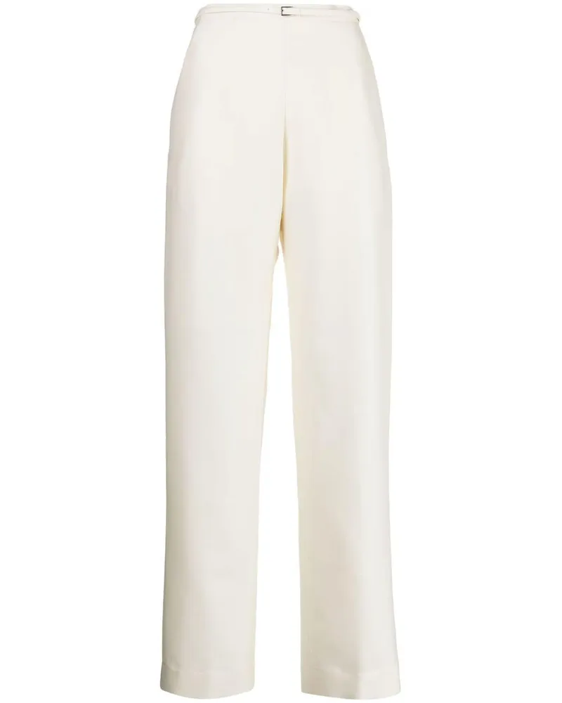 GIA STUDIOS Hose mit weitem Bein - Weiß Weiß