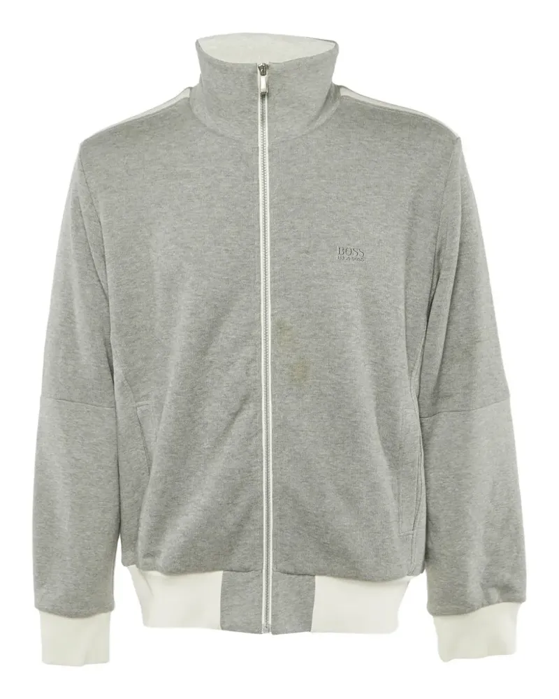 HUGO BOSS zip-front sweatshirt - Grau Grau