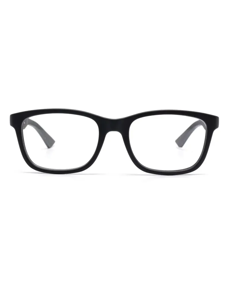 Montblanc Brille mit eckigem Gestell - Schwarz Schwarz