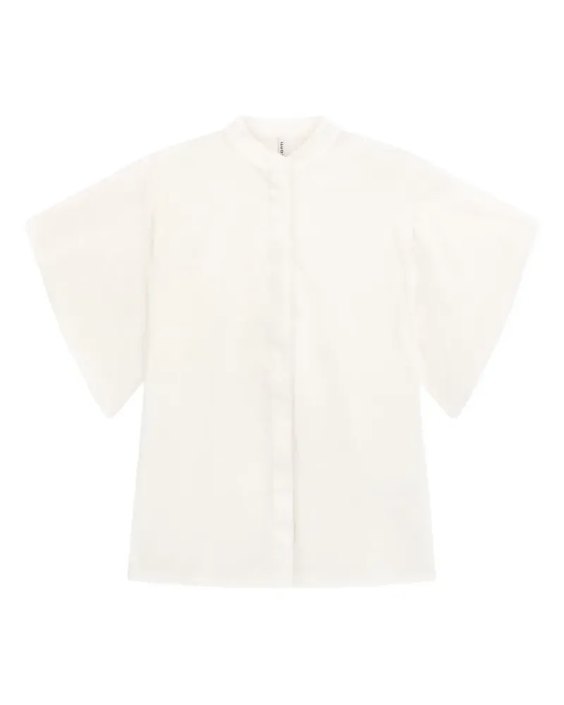 Liviana Conti wide-sleeve shirt - Nude Nude