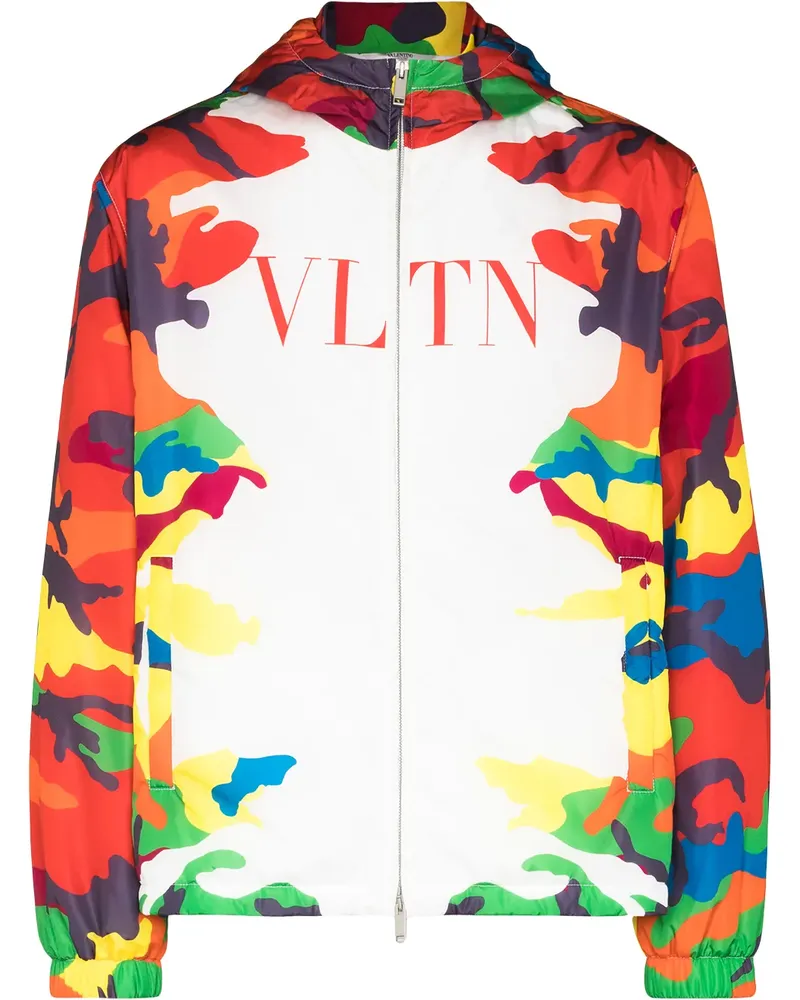 Valentino Garavani VLTN Jacke mit Camouflage-Print - Weiß Weiß