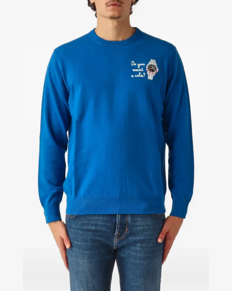 MC2 Saint Barth Langärmeliger Pullover - Blau Blau