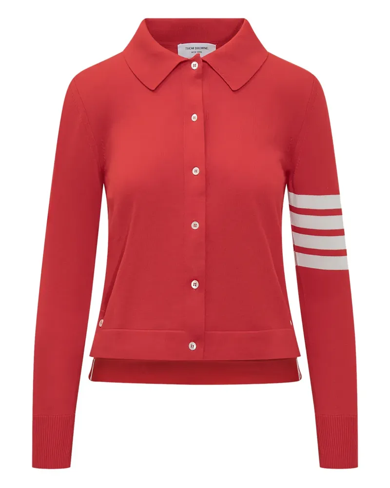 Thom Browne 4 Bar Stripes Poloshirt - Rot Rot