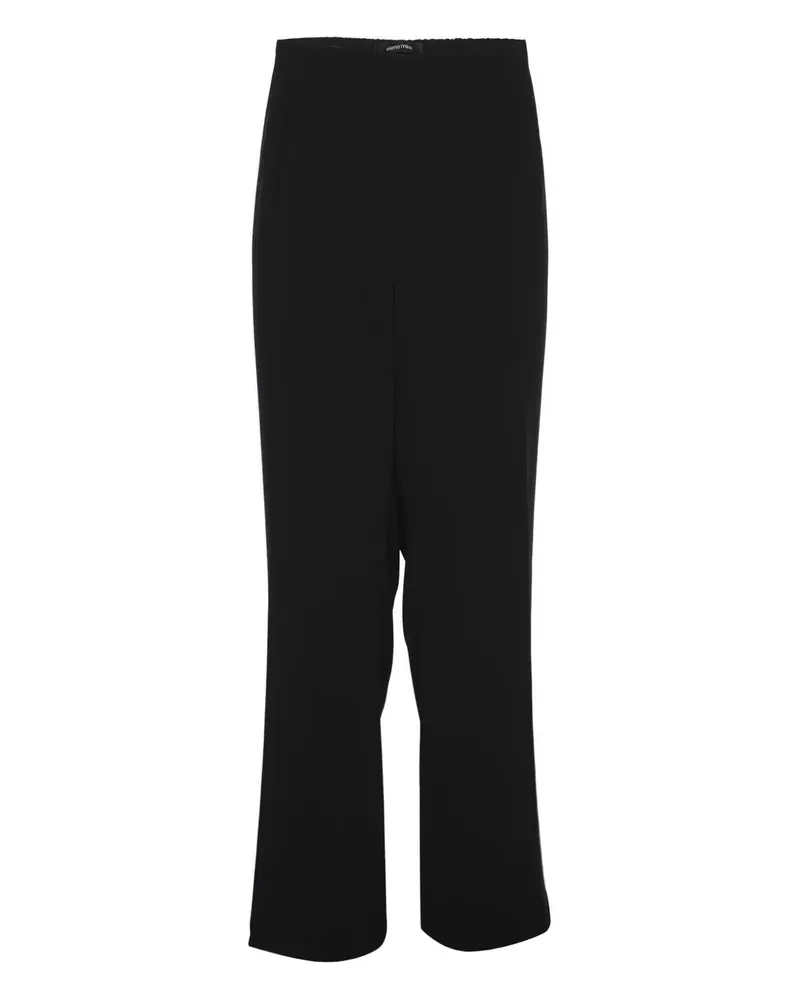 Elena Mirò Hose mit geradem Bein - Schwarz Schwarz