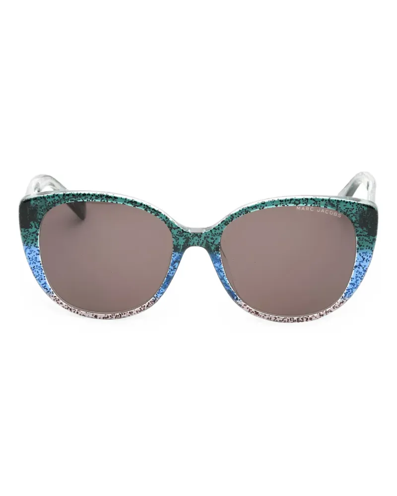 Marc Jacobs glitter-effect cat-eye sunglasses - Grün Grün
