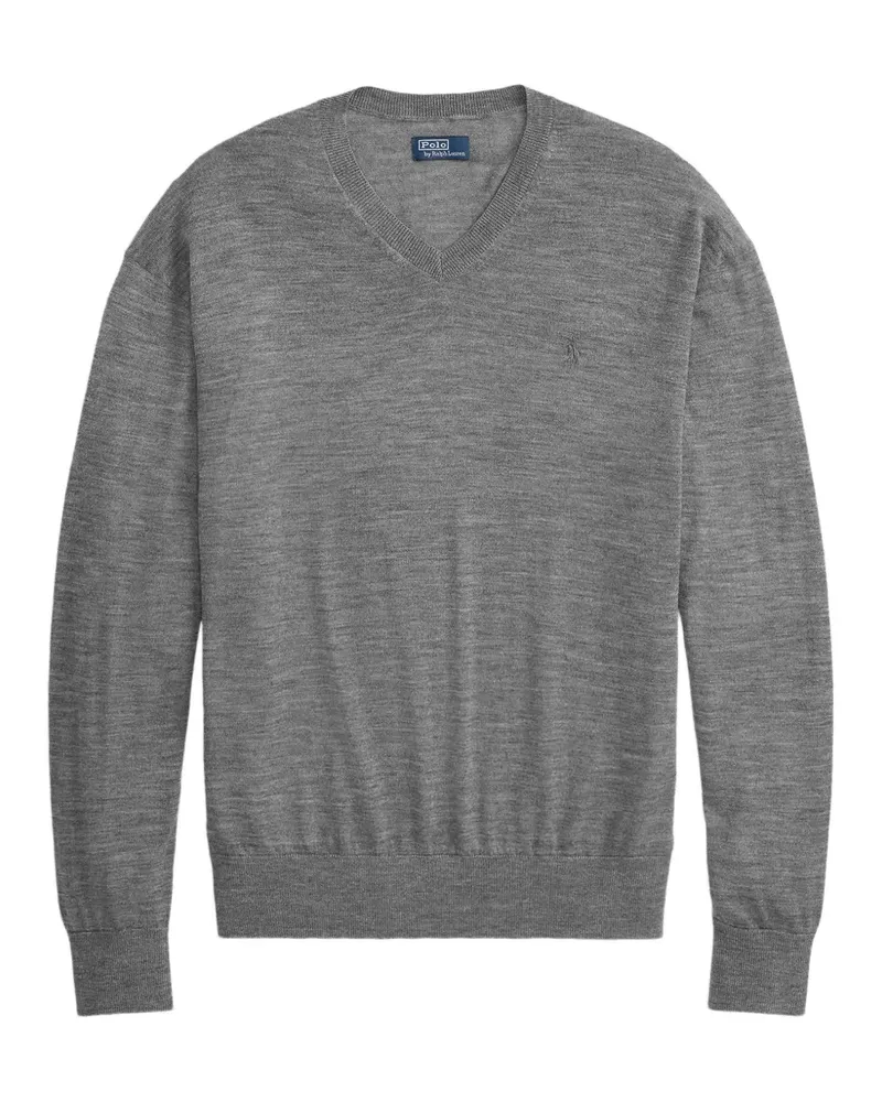 Ralph Lauren Pullover mit Pony-Stickerei - Grau Grau