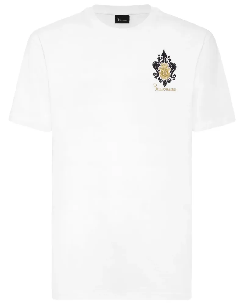Billionaire Fleur-de-Lis T-Shirt - Weiß Weiß