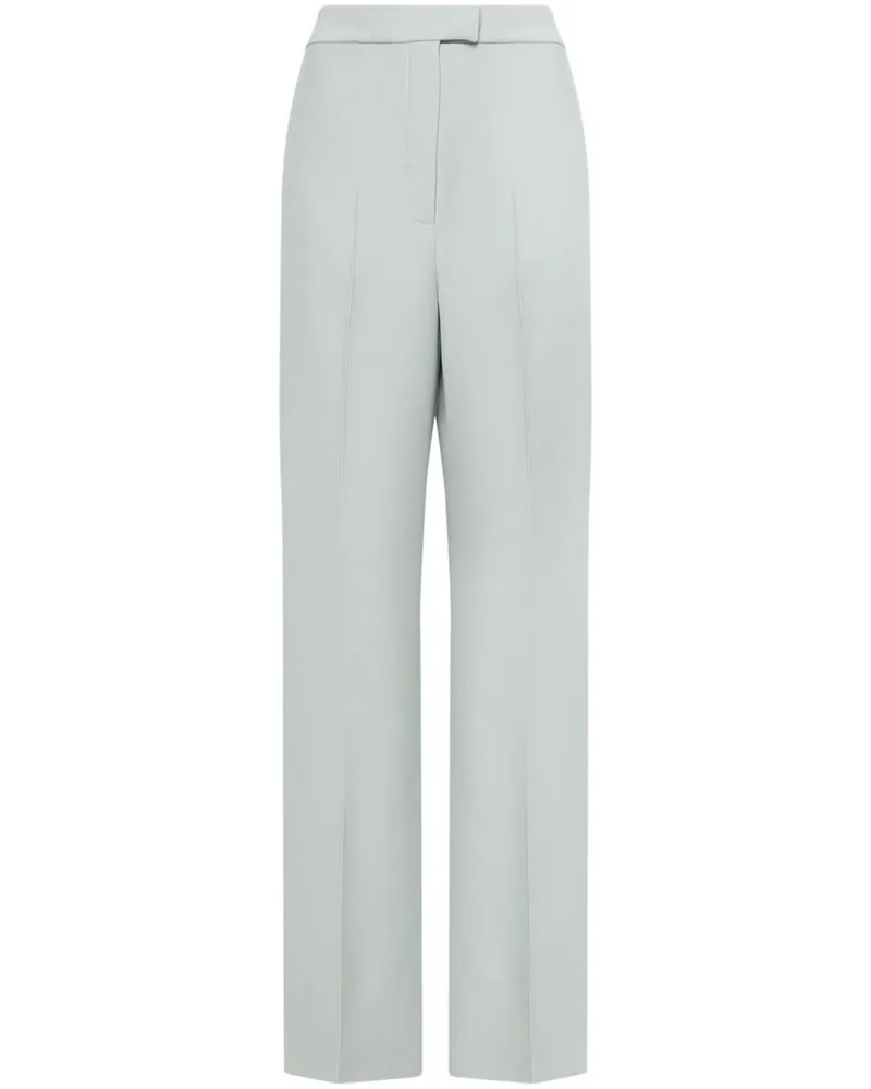 Fendi Gerade Hose mit Bügelfalten - Blau Blau