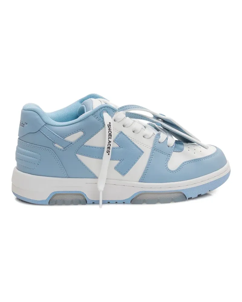 OFF-WHITE Out Of Office leather sneakers - Blau Blau