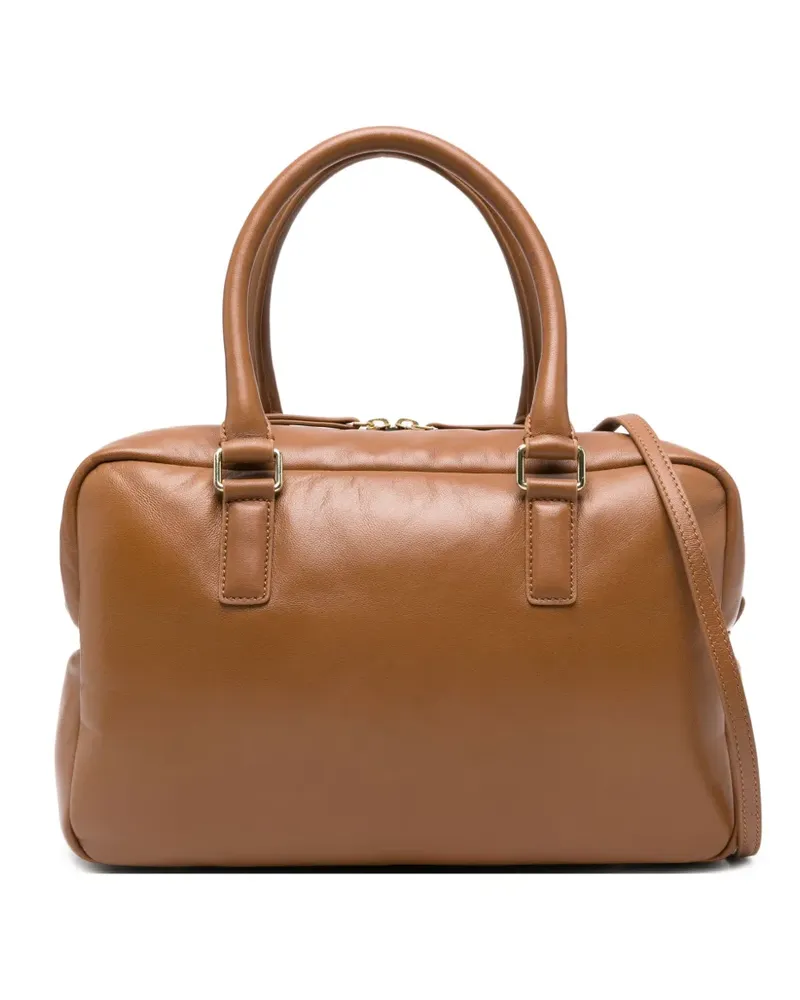 STAND leather tote bag - Braun Braun