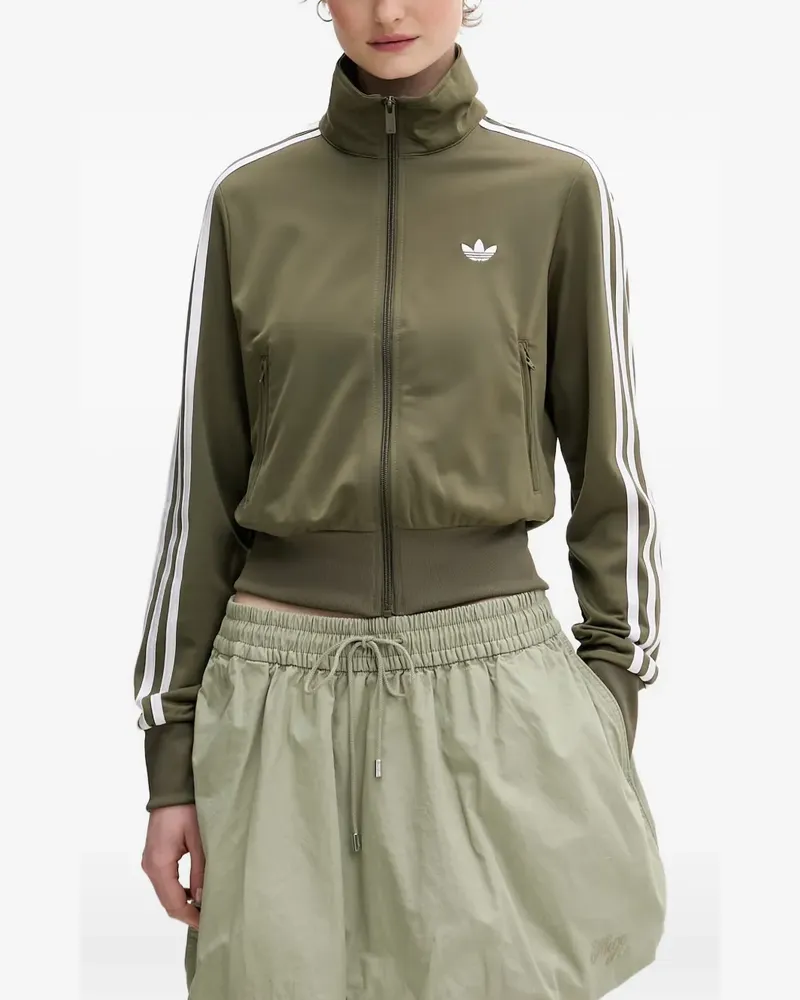 adidas 3-Stripes cropped track jacket - Grün Grün