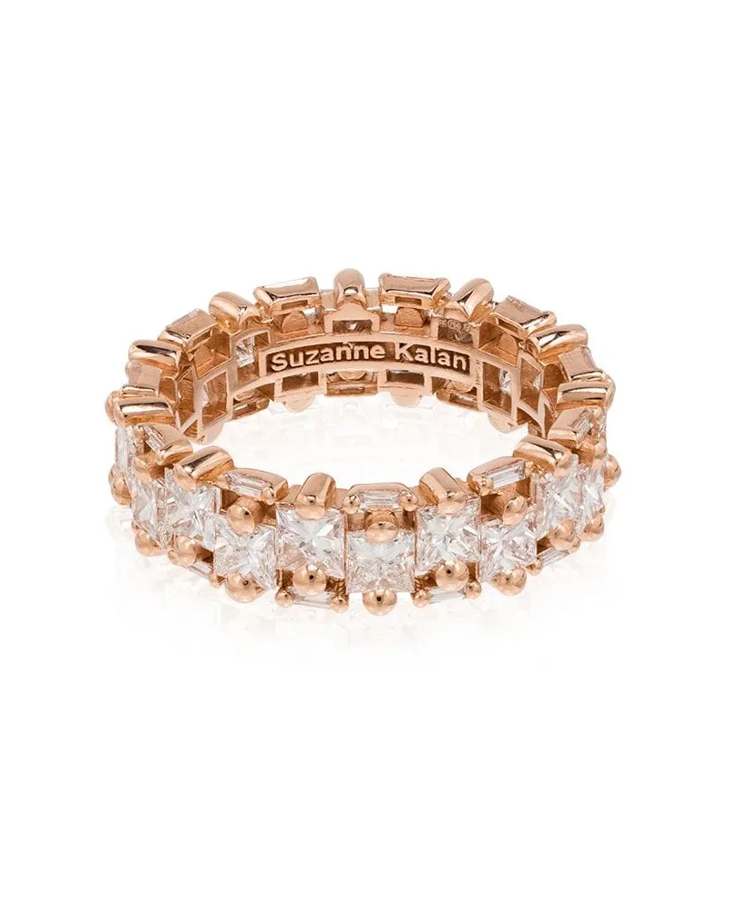Suzanne Kalan 18kt Rotgoldring mit Diamanten - Rosa Rosa