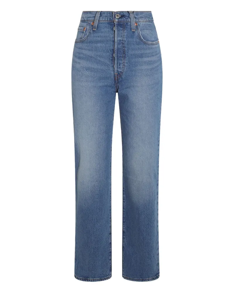 Levi's Gerade Jeans mit hohem Bund - Blau Blau