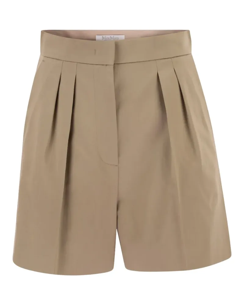 Max Mara pleated shorts - Nude Nude