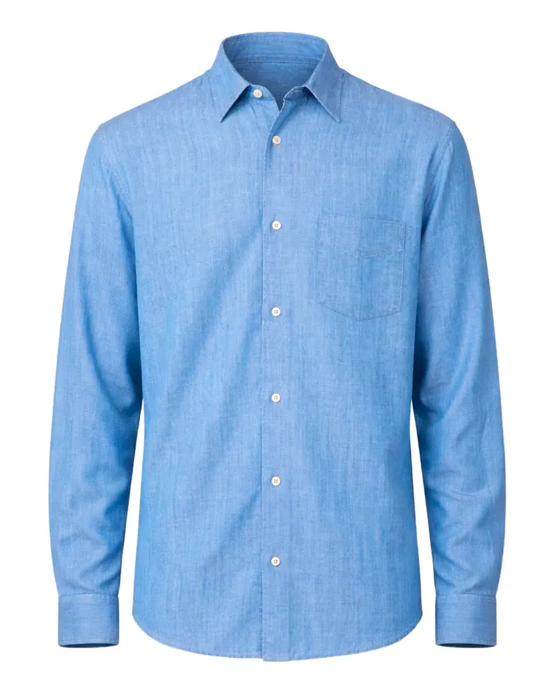 Officine Generale Langärmeliges Hemd - Blau Blau