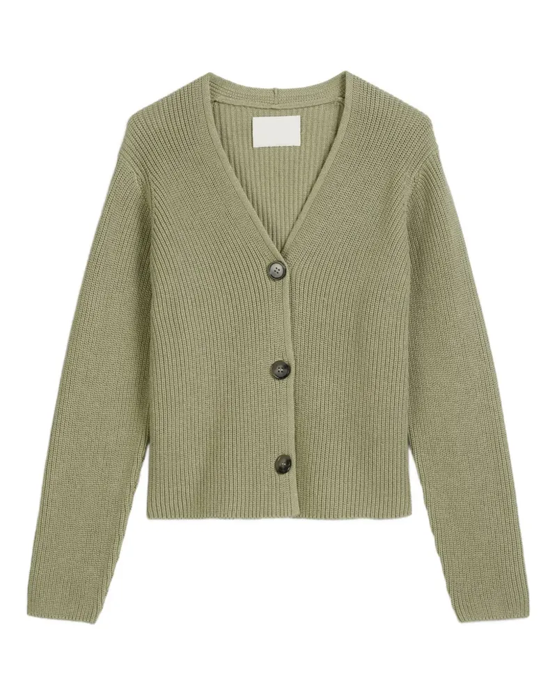Marc O'Polo Gerippter Cardigan - Grün Grün