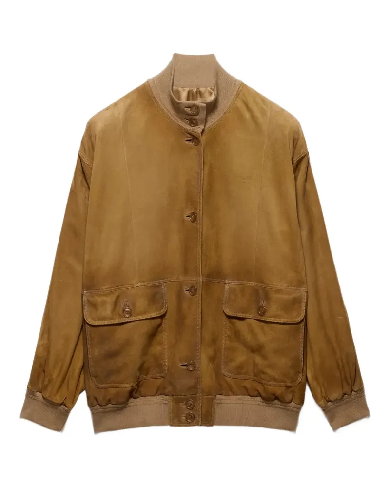 Prada Jacke aus Wildleder - Braun Braun