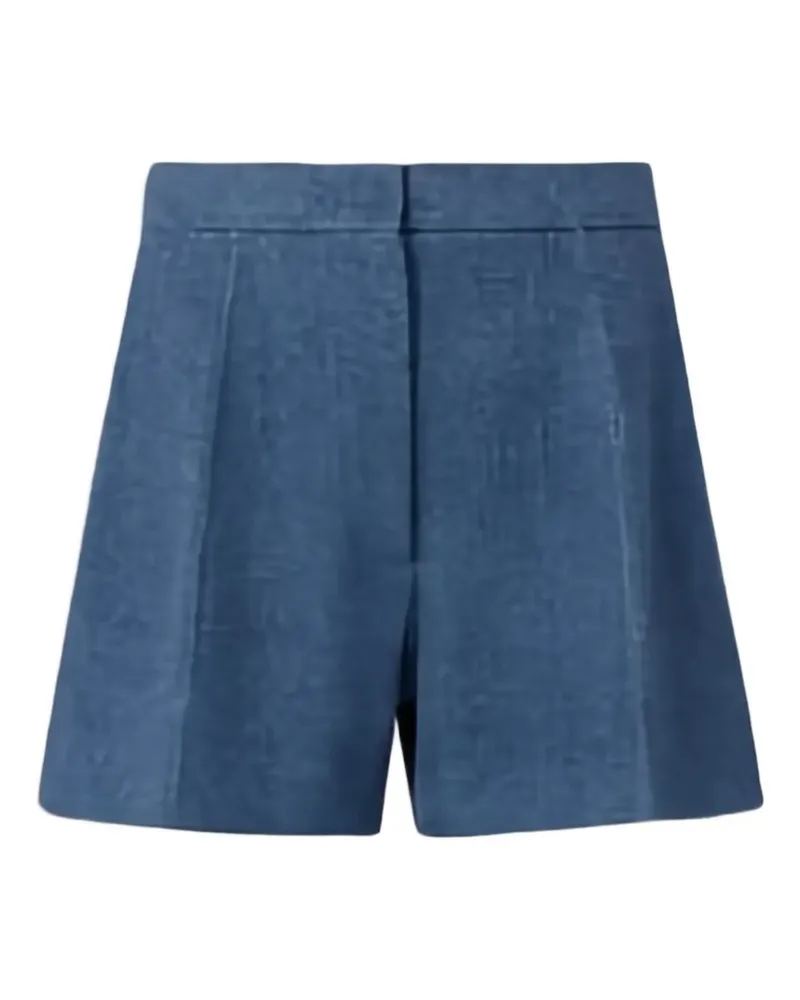 Max Mara Braies Shorts mit Falten - Blau Blau