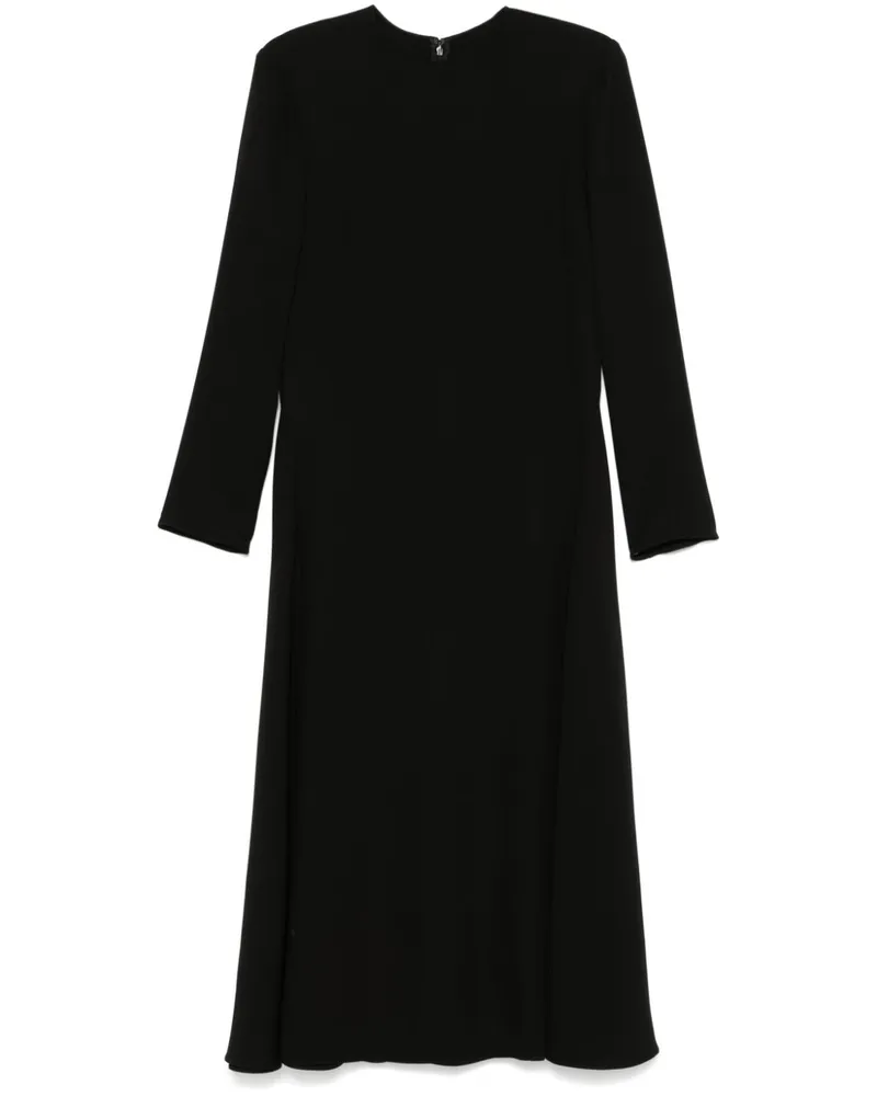 Valentino Garavani Midikleid aus Seide - Schwarz Schwarz