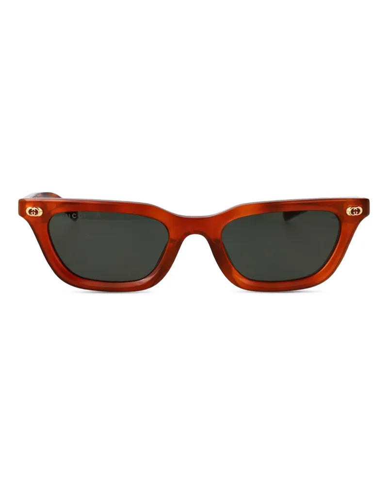 Gucci Sonnenbrille mit Cat-Eye-Gestell - Braun Braun
