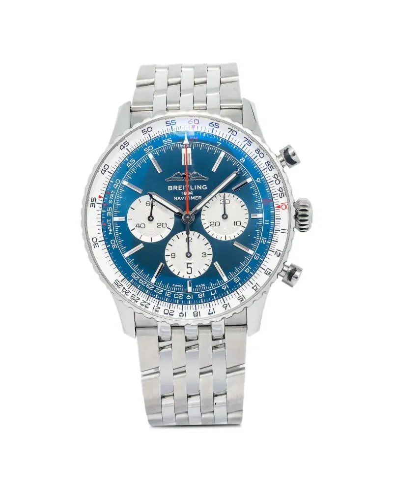 Breitling Pre-owned Navitimer 45mm - Blau Blau