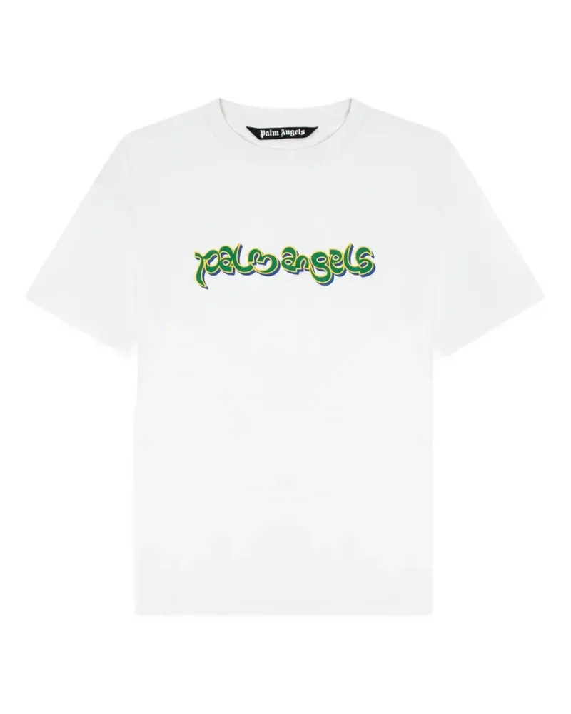 Palm Angels Thai T-Shirt mit Logo-Print - Nude Nude