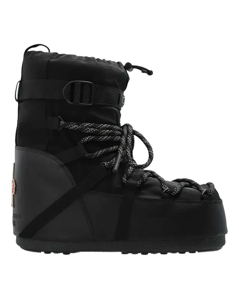Moncler x Moon Boot Icon Low snow boots - Schwarz Schwarz