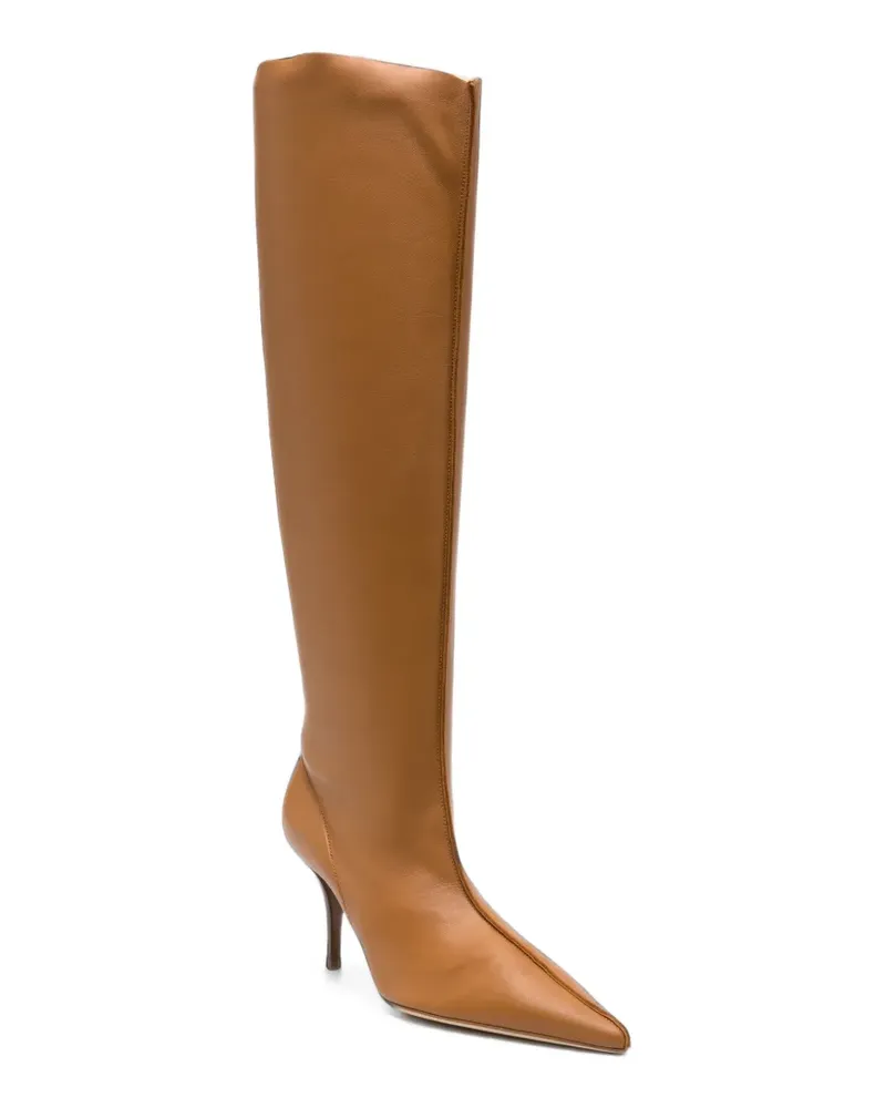 Magda Butrym Kniehohe Stiefel mit spitzer Kappe - Braun Braun