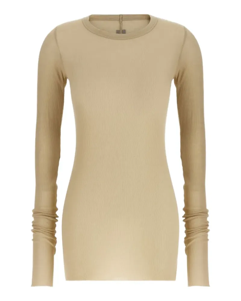 Rick Owens Klassisches Langarmshirt - Nude Nude