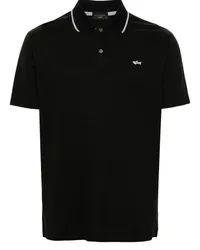 Paul & Shark Poloshirt mit Logo-Patch Schwarz