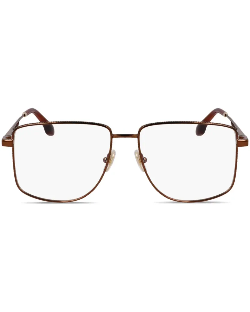 Victoria Beckham Brille mit eckigem Gestell - Orange Orange