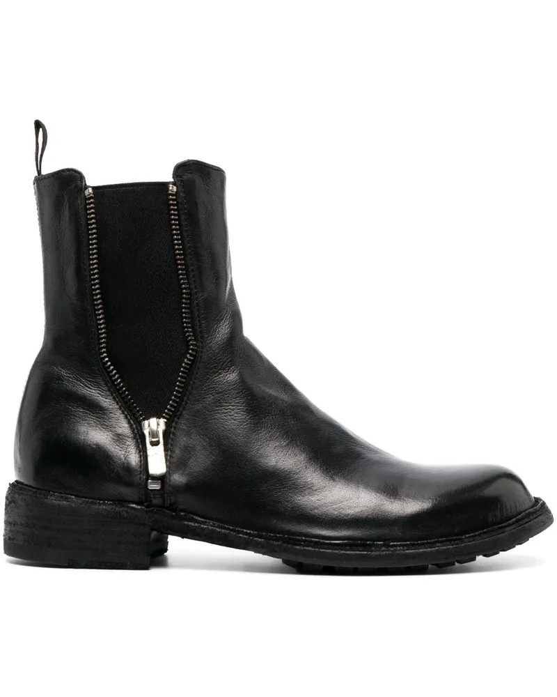 Officine Creative Italia Legrand Stiefeletten - Schwarz Schwarz