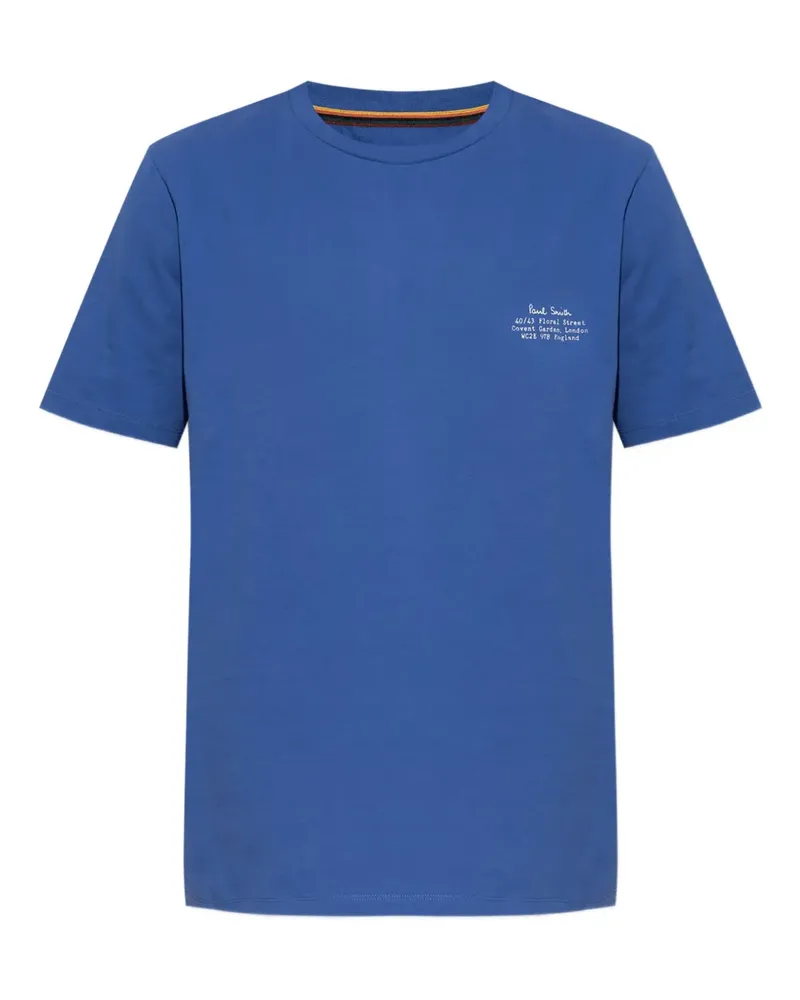 Paul Smith T-Shirt mit Logo-Print - Blau Blau