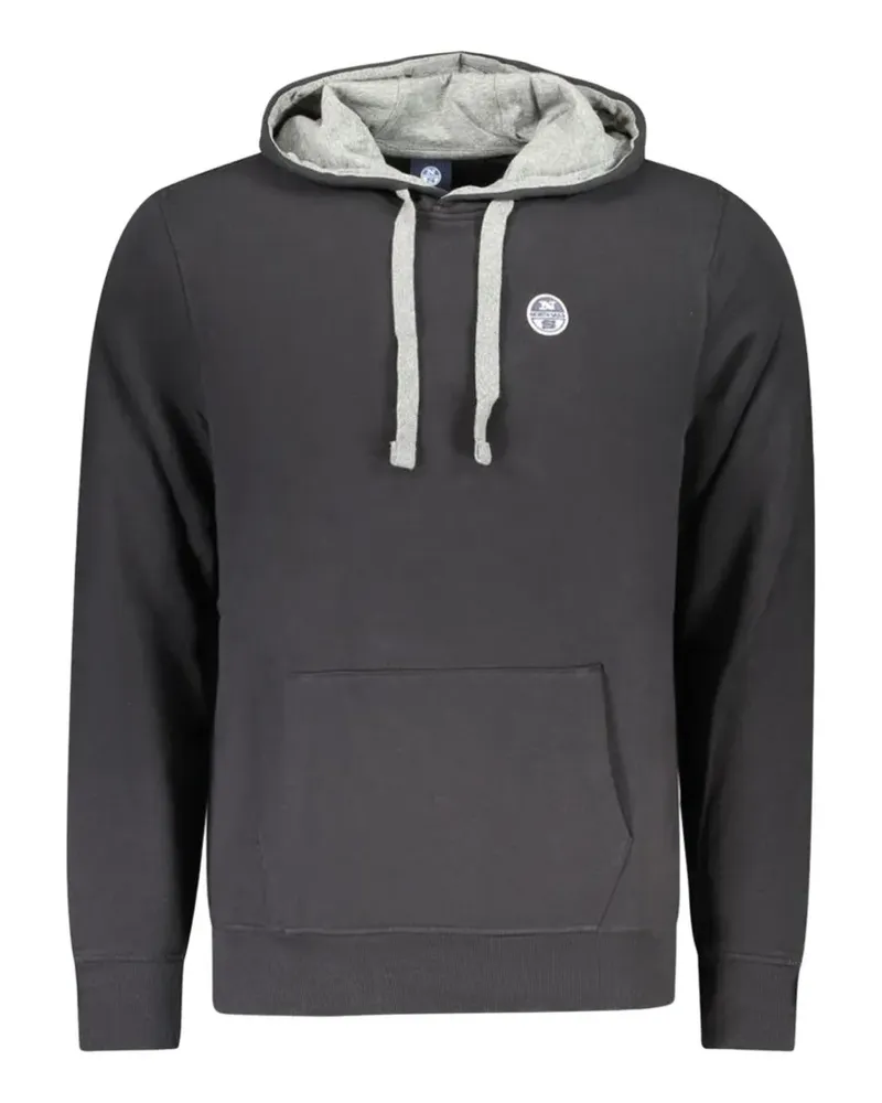 North Sails drawstring hoodie - Schwarz Schwarz