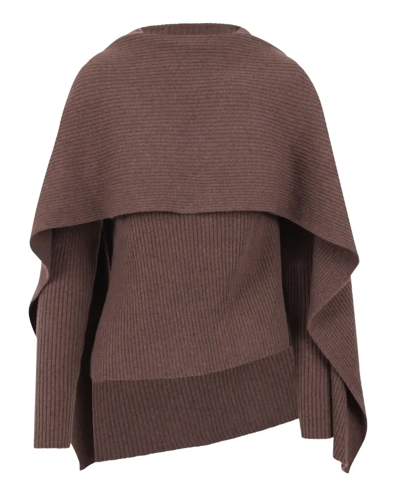 christian wijnants Gerippter Kovira Pullover - Braun Braun