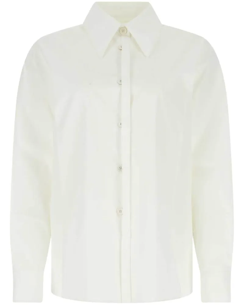 Jil Sander Hemd aus Popeline - Weiß Weiß