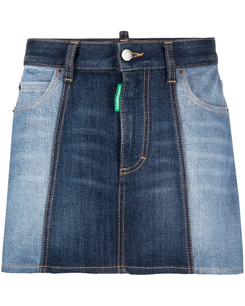 Dsquared2 One Life One Planet Jeansrock - Blau Blau