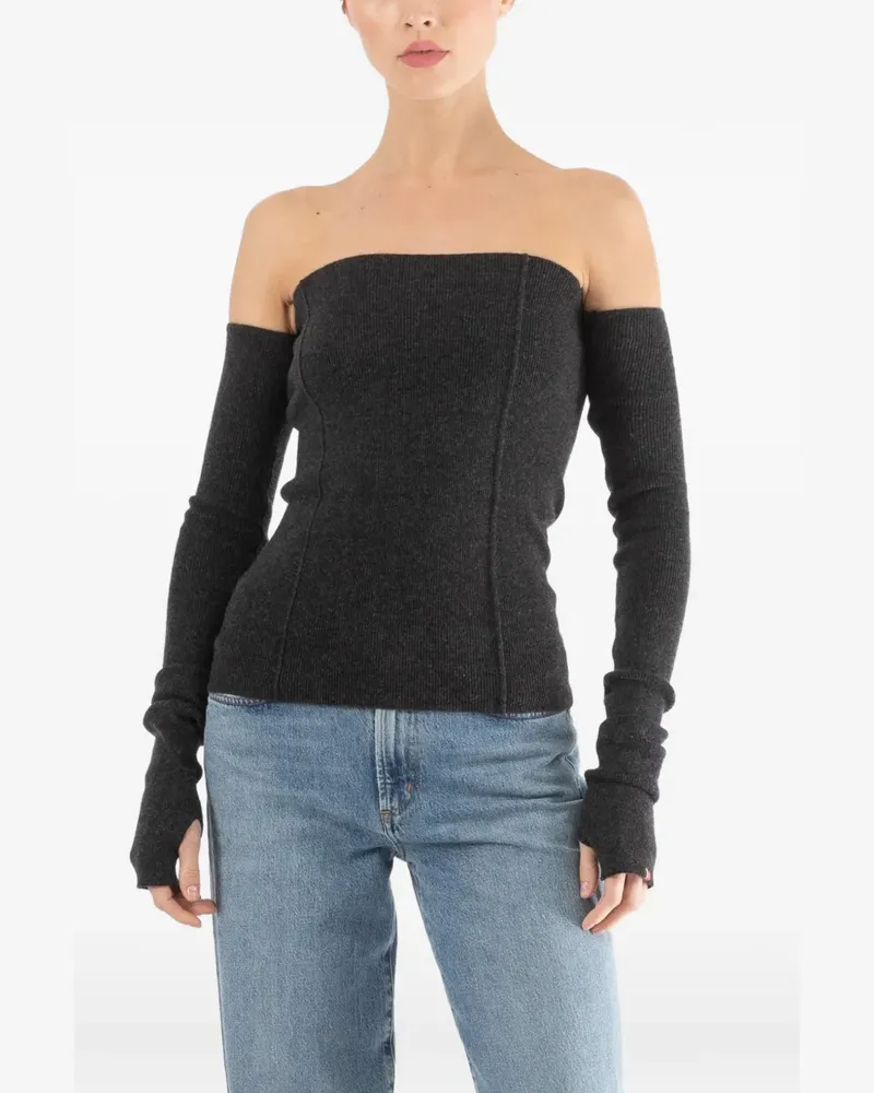 extreme cashmere N307 Bliss Convertible Top - Grau Grau