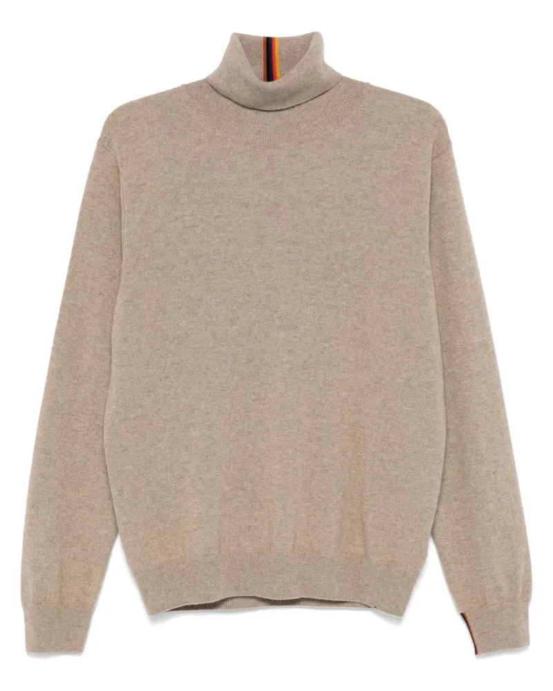 Paul Smith Rollkragenpullover aus Kaschmir Nude