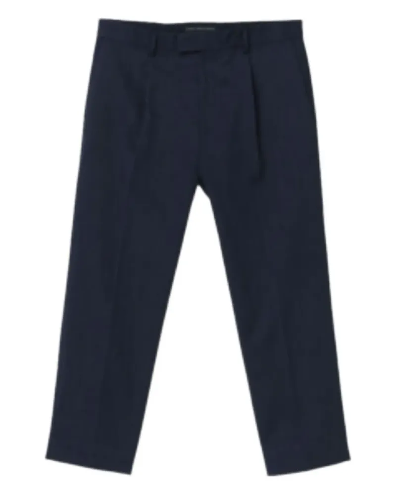 Low Brand pleated trousers - Blau Blau