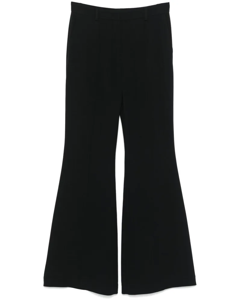 Elie Saab Ausgestellte Hose - Schwarz Schwarz