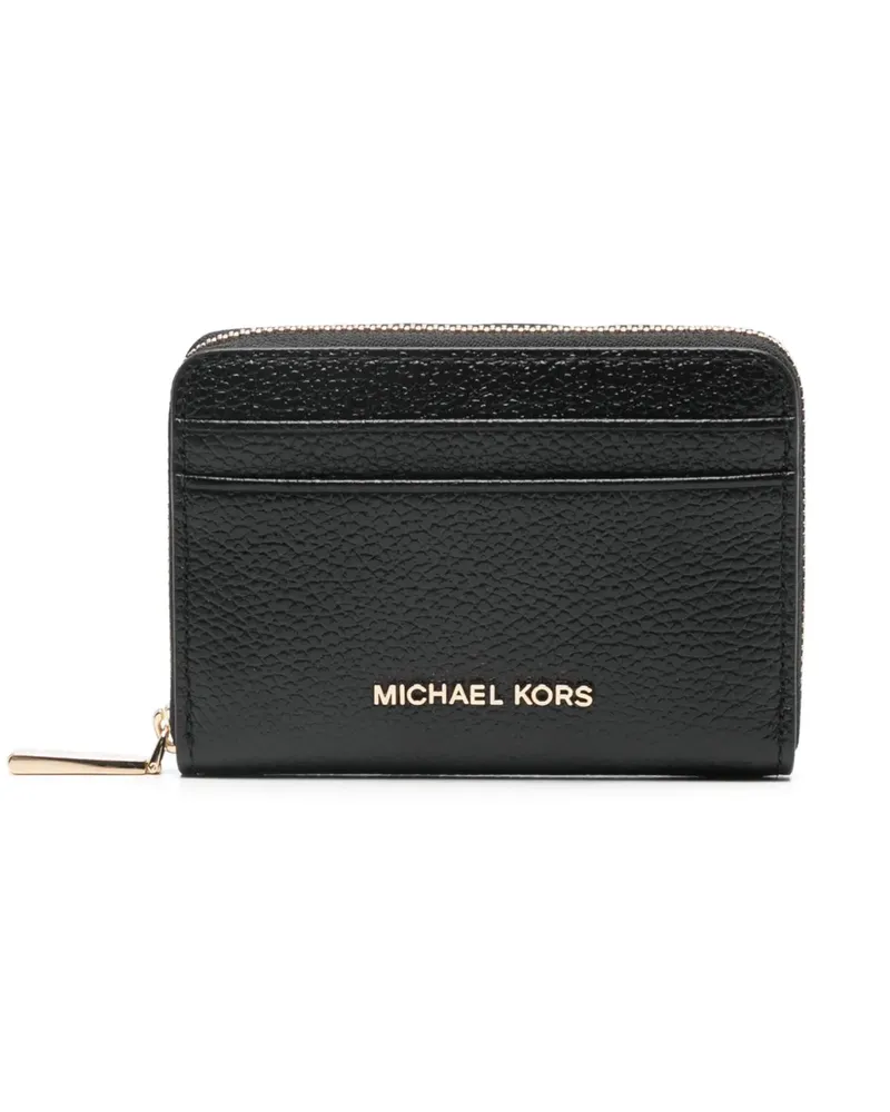 Michael Kors Kleines Jet Set Portemonnaie - Schwarz Schwarz