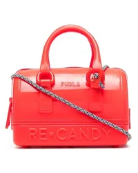 Furla Mini-Tasche mit Logo-Prägung Rot