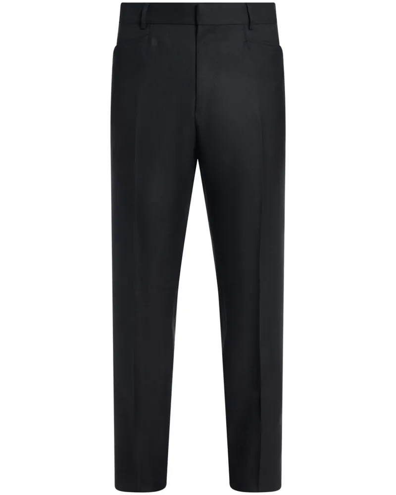 Tom Ford Klassische Straight-Leg-Hose - Schwarz Schwarz