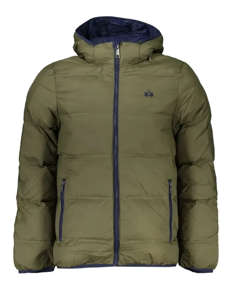 La Martina quilted hooded jacket - Grün Grün