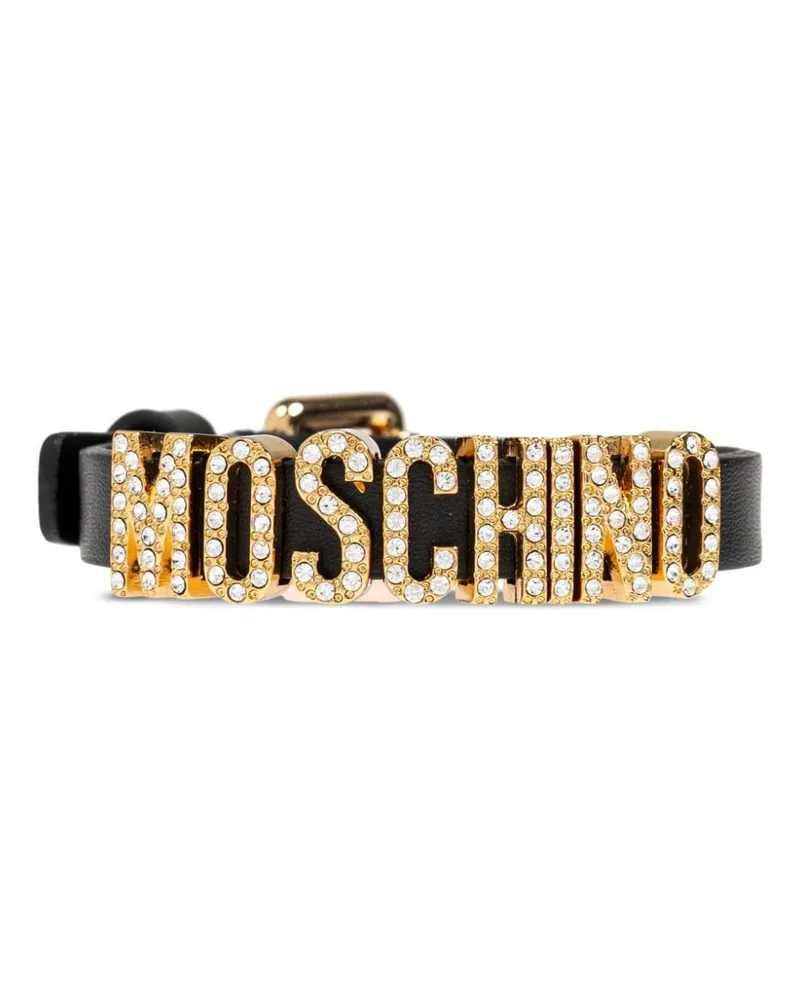 Moschino Armband mit Logo Gold