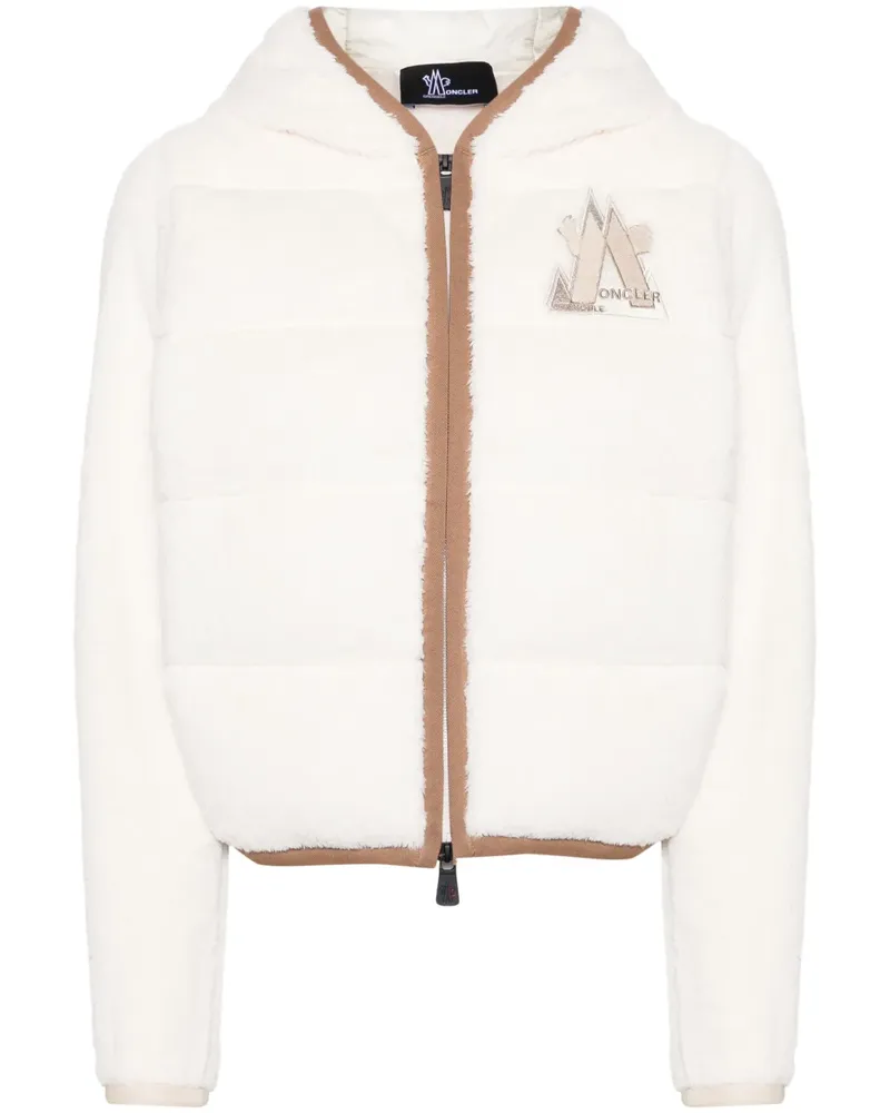 Moncler Gefütterte Kapuzenjacke - Weiß Weiß